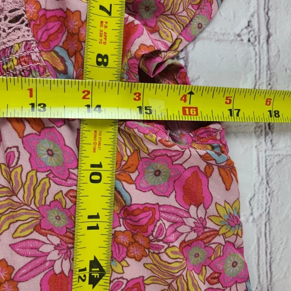 Lucky Brand Pink Floral Blouse - Picture 4 of 6